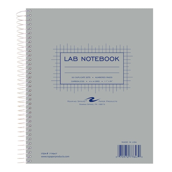 Wirebound Science Lab Book, PK12
