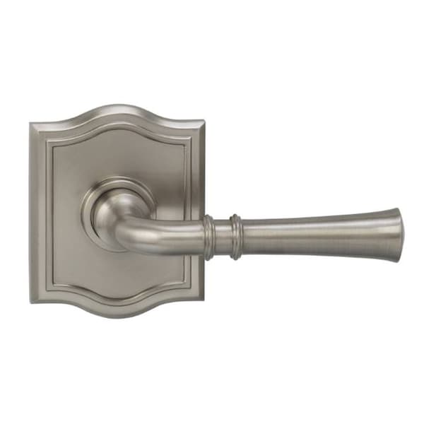 Lever Arched Rose Pass Lever 2-3/4" BS T Strike Satin Nickel 785