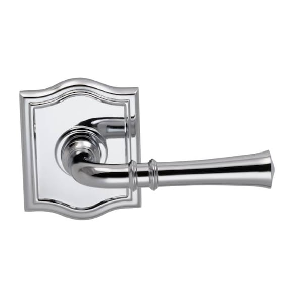 Lever Arched Rose Pass Lever 2-3/4" BS T Strike Bright Chrome 785