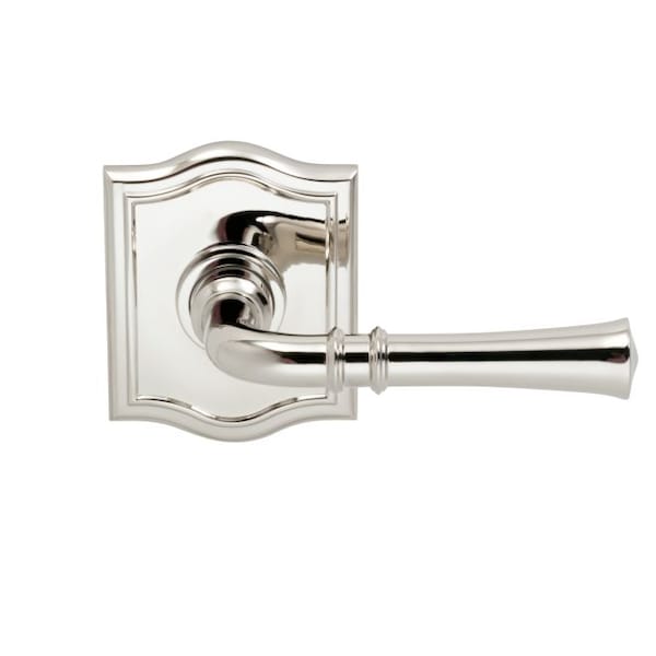 LVR Arched Rose Priv LVR 2-3/4" BS Full Lip Bright Nickel 785