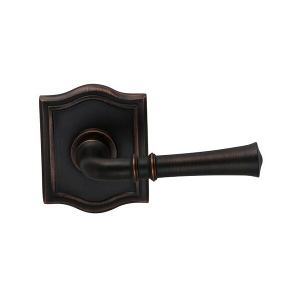 Lever Arched Rose Pass Lever 2-3/4" BS T Strike Tuscan Bronze 785