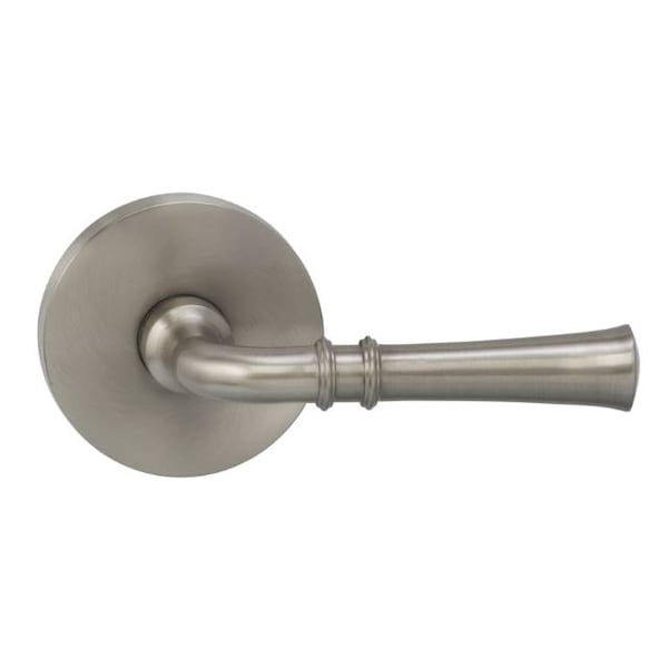 Lever Modern Rose Pass Lever 2-3/8" BS T Strike Satin Nickel 785