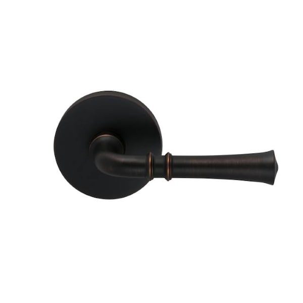 Lever Modern Rose Pass Lever 2-3/8" BS T Strike Tuscan Bronze 785