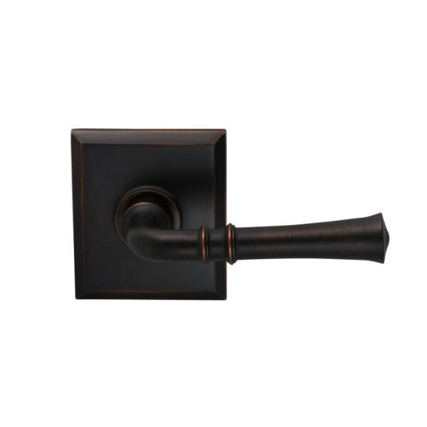 Lever Rectangular Rose Pass Lever 2-3/4" BS T Strike Tuscan Bronze 785