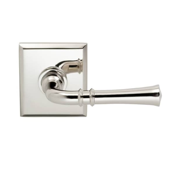 Lever Rectangular Rose Priv Lever 2-3/4" BS T Strike Bright Nickel 785