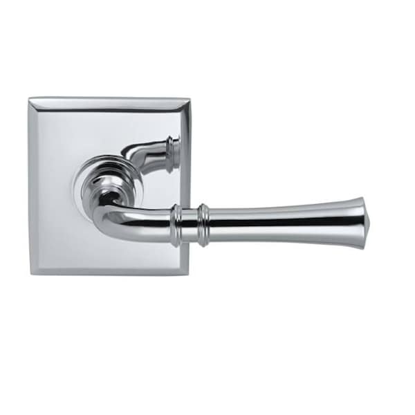Lever Rectangular Rose Priv Lever 2-3/4" BS T Strike Bright Chrome 785