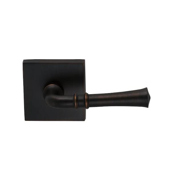Lever Square Rose Priv Lever 2-3/8" BS T Strike Tuscan Bronze 785