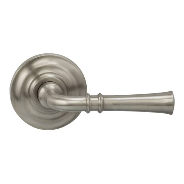 Lever Traditional Rose Pass Lever 2-3/4" BS T Strike Satin Nickel 785