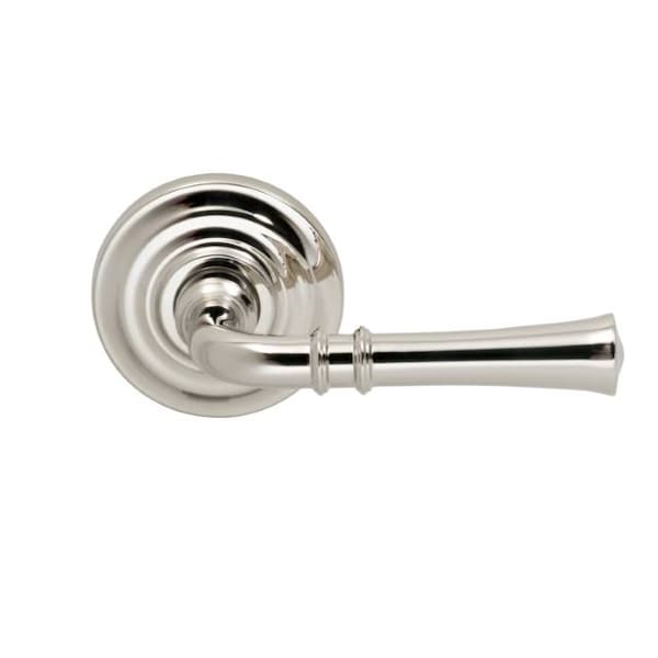 Lever Traditional Rose Priv Lever 2-3/8" BS T Strike Bright Nickel 785