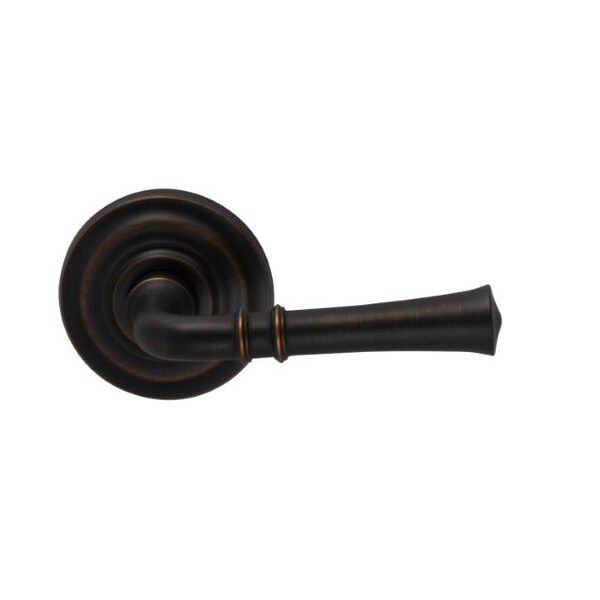 Lever Traditional Rose Priv Lever 2-3/8" BS T Strike Tuscan Bronze 785