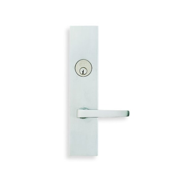 LH DBL CYL 234BS Mort Stainless 36 LVR 12000 Plate Satin Chrome