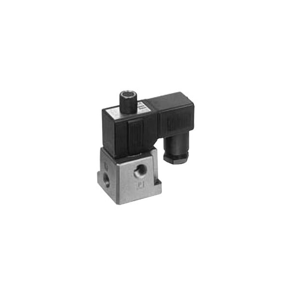 Poppet Valve, 3 Port for Vacuum, DIN Term