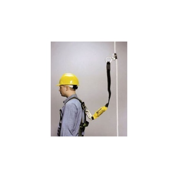 Rope Grab with Lanyard, For Rope Size 5/8", Stainless Steel