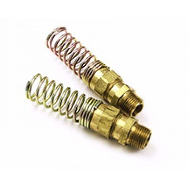 Rubber Air Hose End, Spring Guard, PK2
