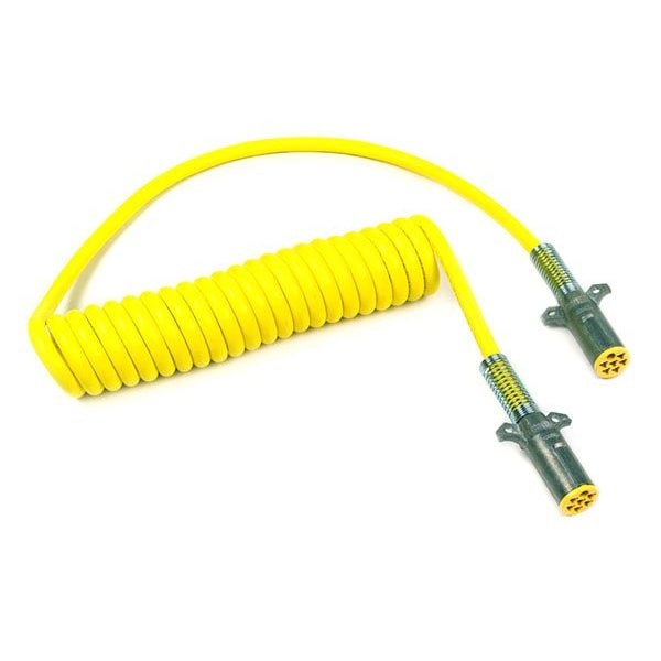 ISO Coiled Cord 15 ft., W 40" Lead, Yellow