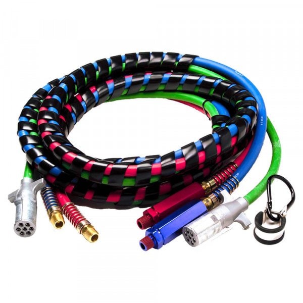 Power Cord 3, In, 1 Set, 12 ft., Red/Blue