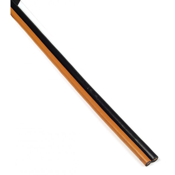 Booster Cable, 6 ga., Blk/Org, 1200 ft.