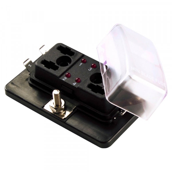 Led Fuse Panel, Ato/Atc, 4 Slot and Cover