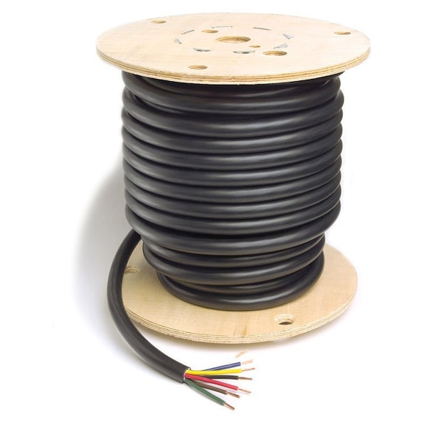 Cable, 7 Cond, 6/12, 1/10 ga., 100 ft.
