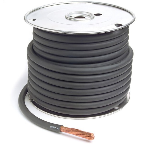 Welding Cable, Black, 3/0Ga, 25 ft. Spool