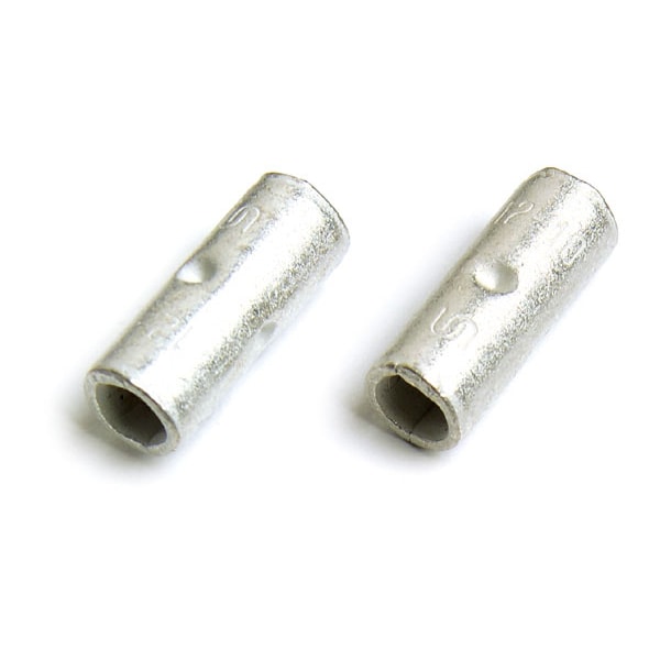 Butt Connector, Uninsulate, 8 Ga, PK100