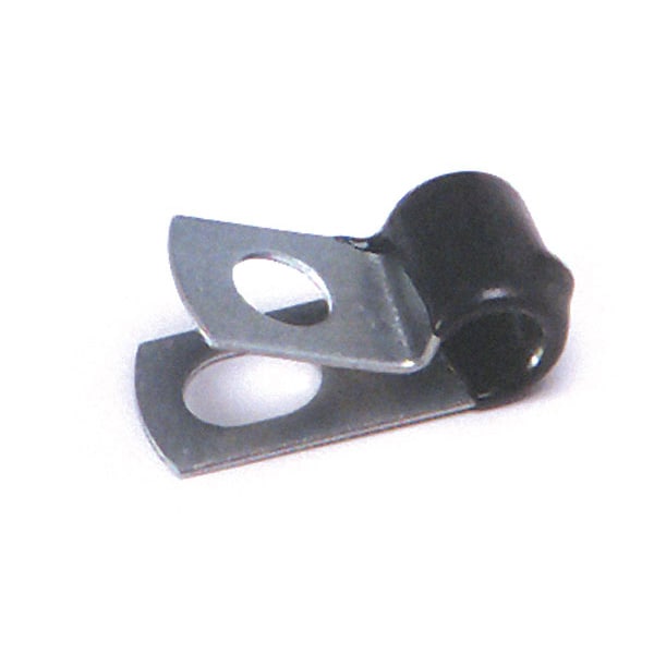 Vinyl Insul. Steel Clamps, 3/8", PK100