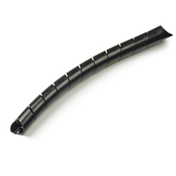 Spiral Wrap, Black, 1/4" 100 ft. Spool