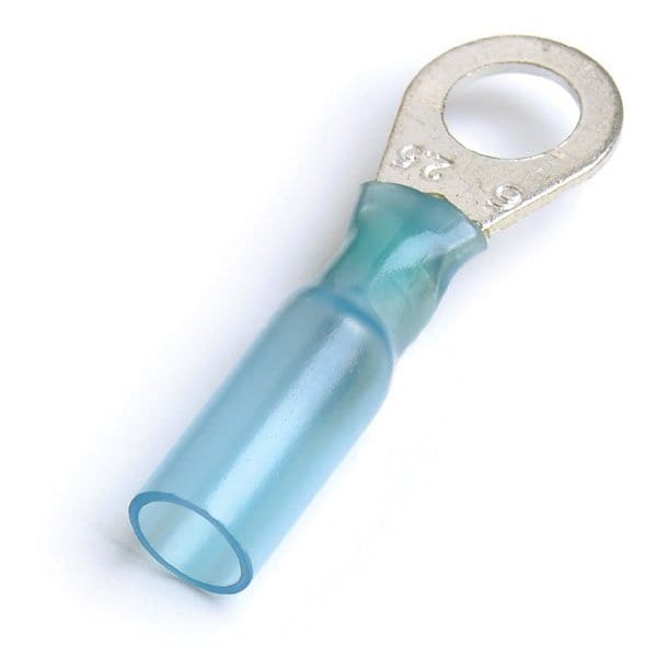 Ring Terminal, #8 Stud Size, 600 V, 50 PK
