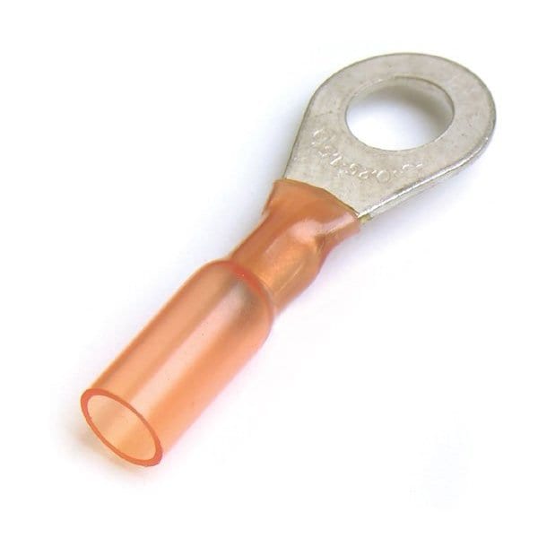 Ring Terminal, #10 Stud Size, 600 V, 50 PK
