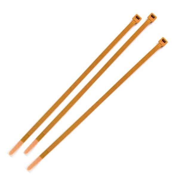 Standard Tie, Orange, 8", 50lb., PK1000