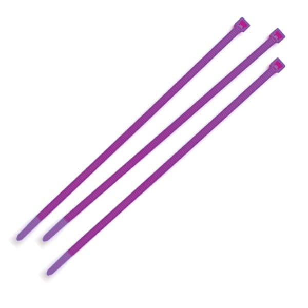Standard Tie, Purple, 8", 50lb, PK1000
