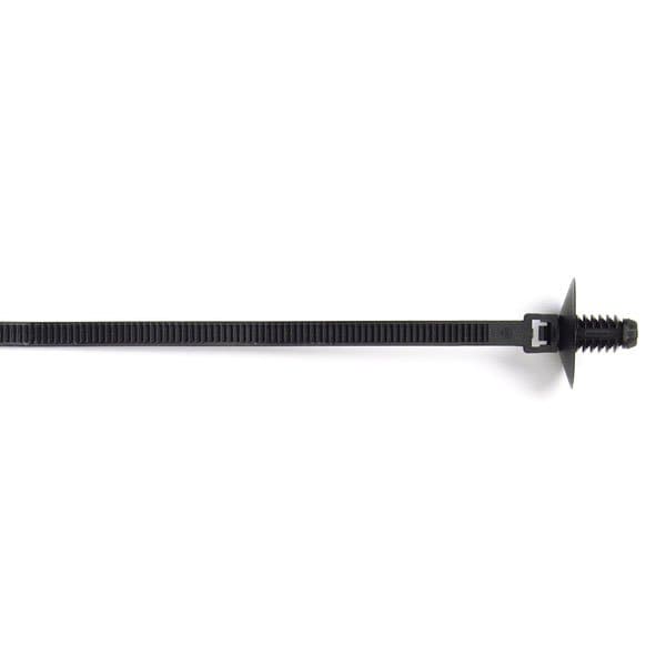 Fir Tree Domed Tie, Blk, 6.7", 50lb., PK100
