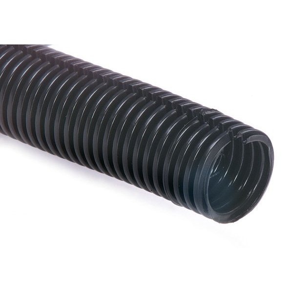 Split Flex Tubing, Black, 7/16", 500 ft.