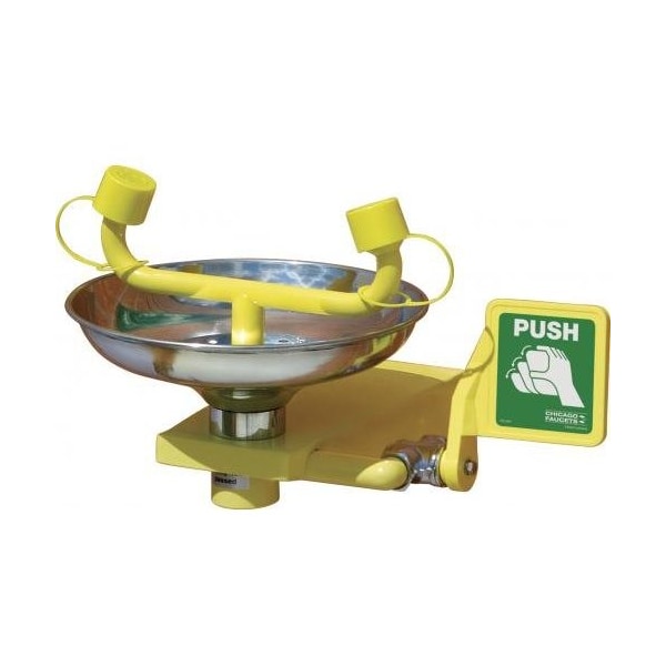 Wall-Mounted Eyewash Station