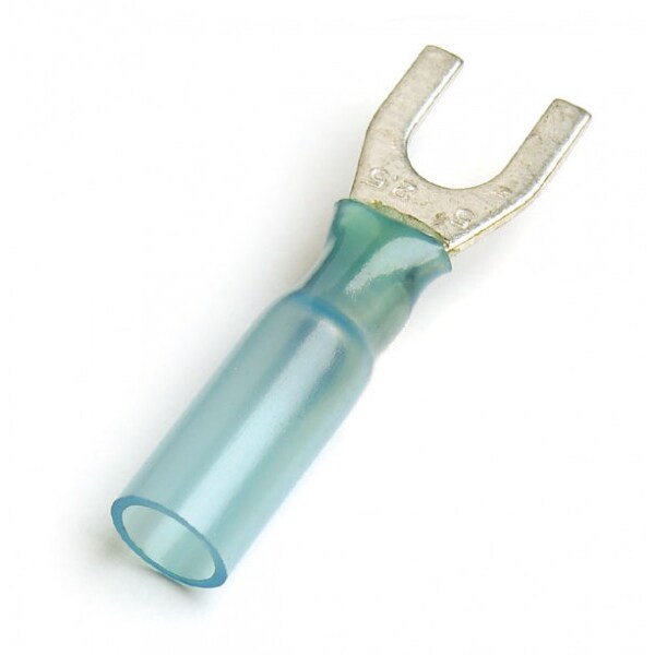 Heat Shrink Spade, 16-14 Ga, No 8, PK15
