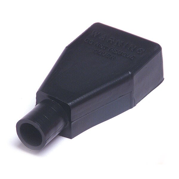 Terminal Protector, 1 and 2 Ga, Black, PK5