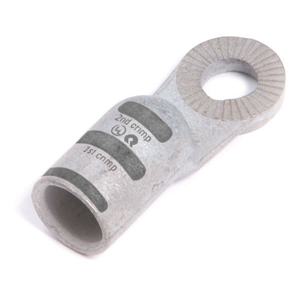 Stud Locking Terminal, 1/0 Ga, 3/8", PK5