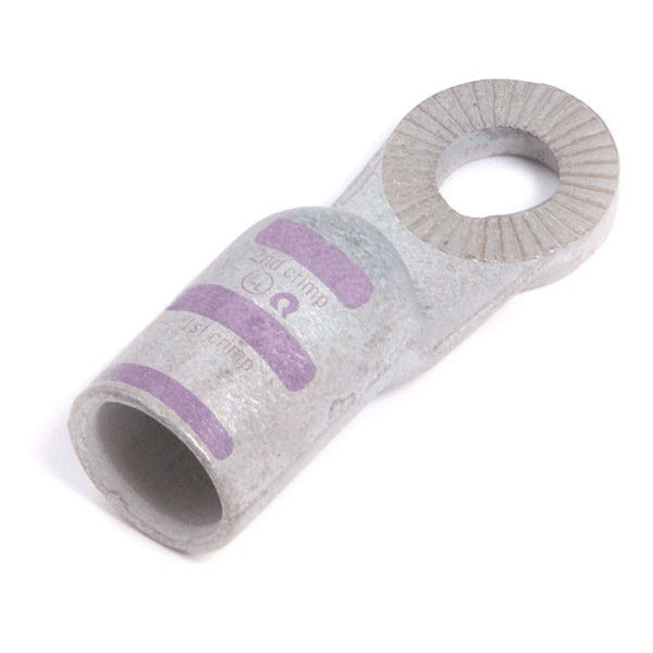 Stud Locking Terminal, 3/0 Ga, 3/8", PK5