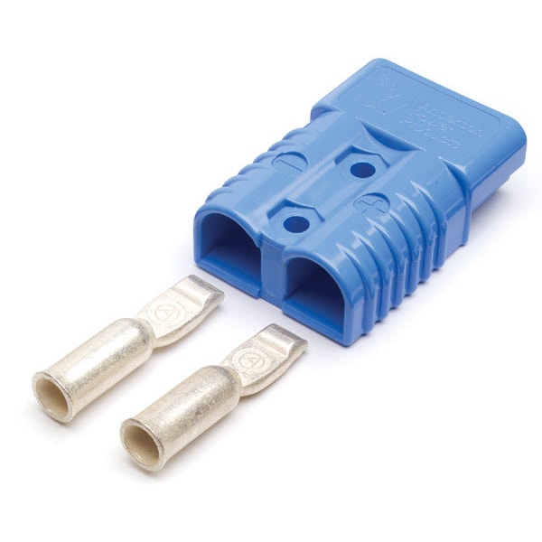 Replacement End, 2/0 Ga, 350 Amp, Blue