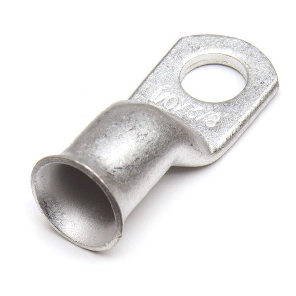 Copper Lug, Tin, 2 Ga, 5/16", PK25
