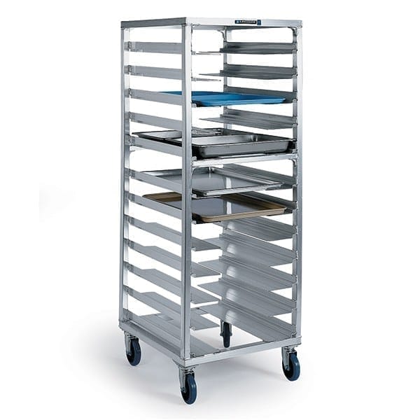 Aluminum Roll-In Cooler Rack - Holds (12) Pans