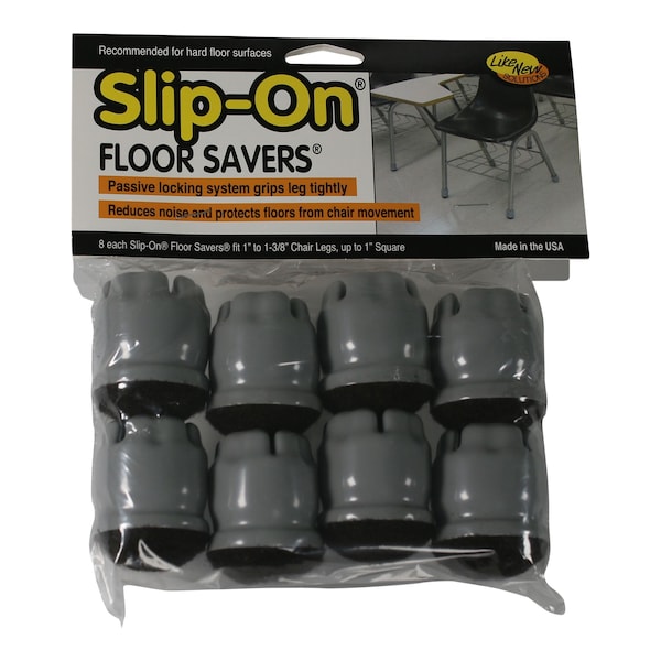 Slip On Chair Leg Floor Protectors, PK48