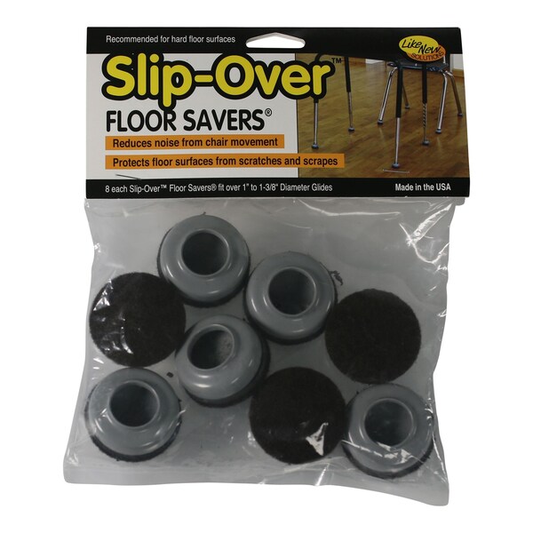 Slip-Over Floor Savers Fits Over E, PK48