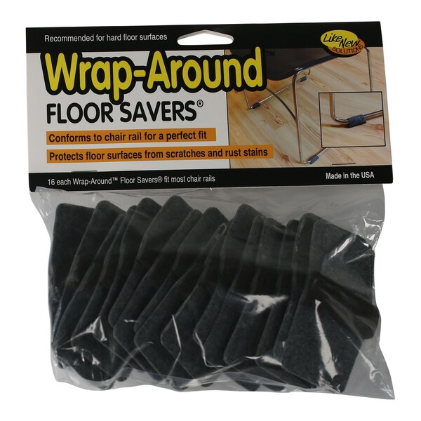 Wrap-Around Felt Floor Savers, 1/4, PK96