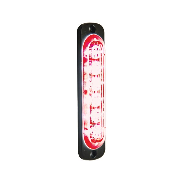 Thin 4.5 Inch Red Vertical LED Strobe Light