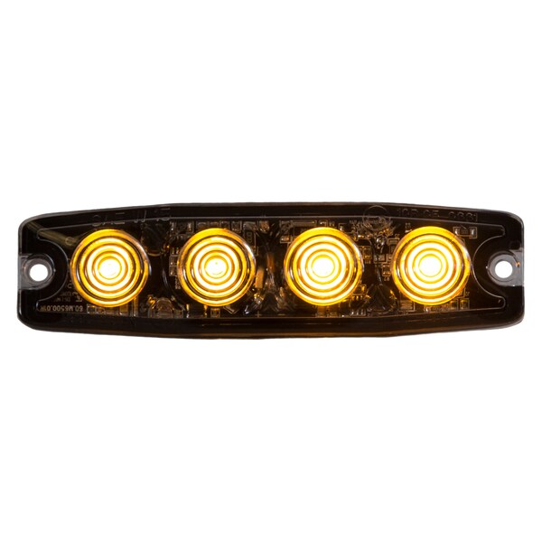 Ultra Thin 4.5 Inch Amber LED Strobe Light