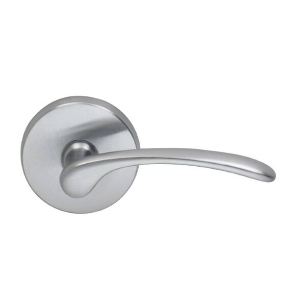 Lever Passage 2-3/4" Backset, T Strike, 1-3/8" Doors Satin Chrome 890