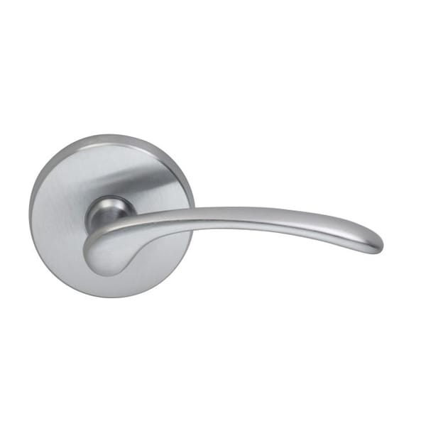 Lever Passage 2-3/8" Backset, T Strike, 1-3/8" Doors Satin Chrome 890