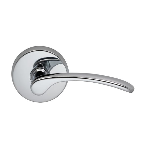 Lever Privacy 2-3/4" Backset, T Strike, 1-3/8" Doors Bright Chrome 890