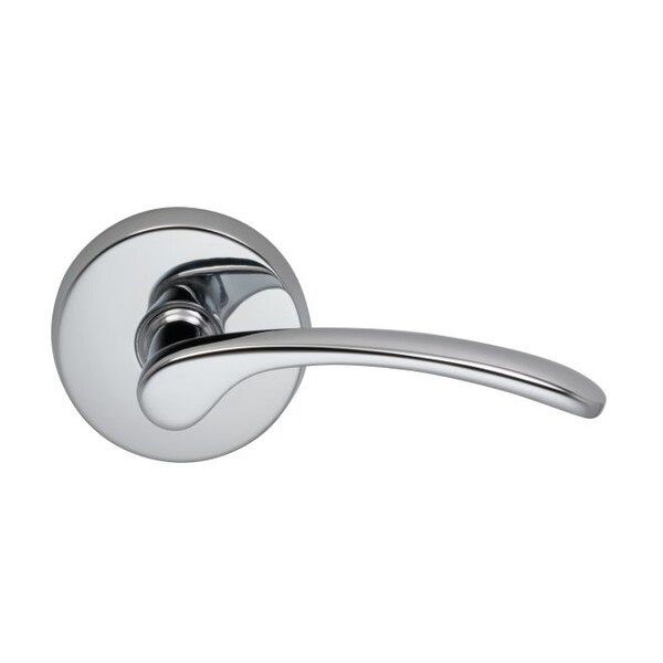 Lever Privacy 2-3/4" Backset, T Strike, 1-3/4" Doors Bright Chrome 890